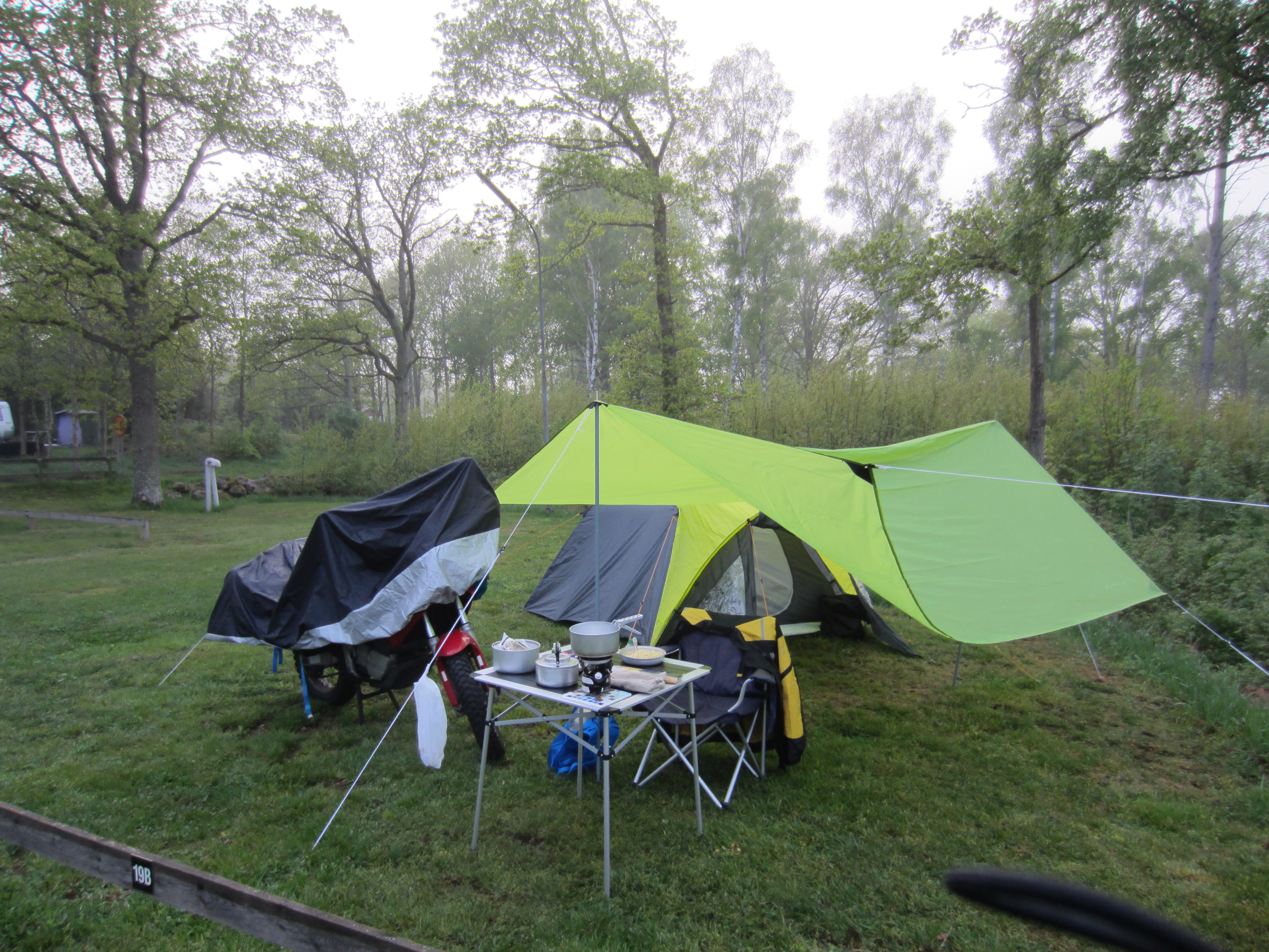 Tent place outside Karlskrona