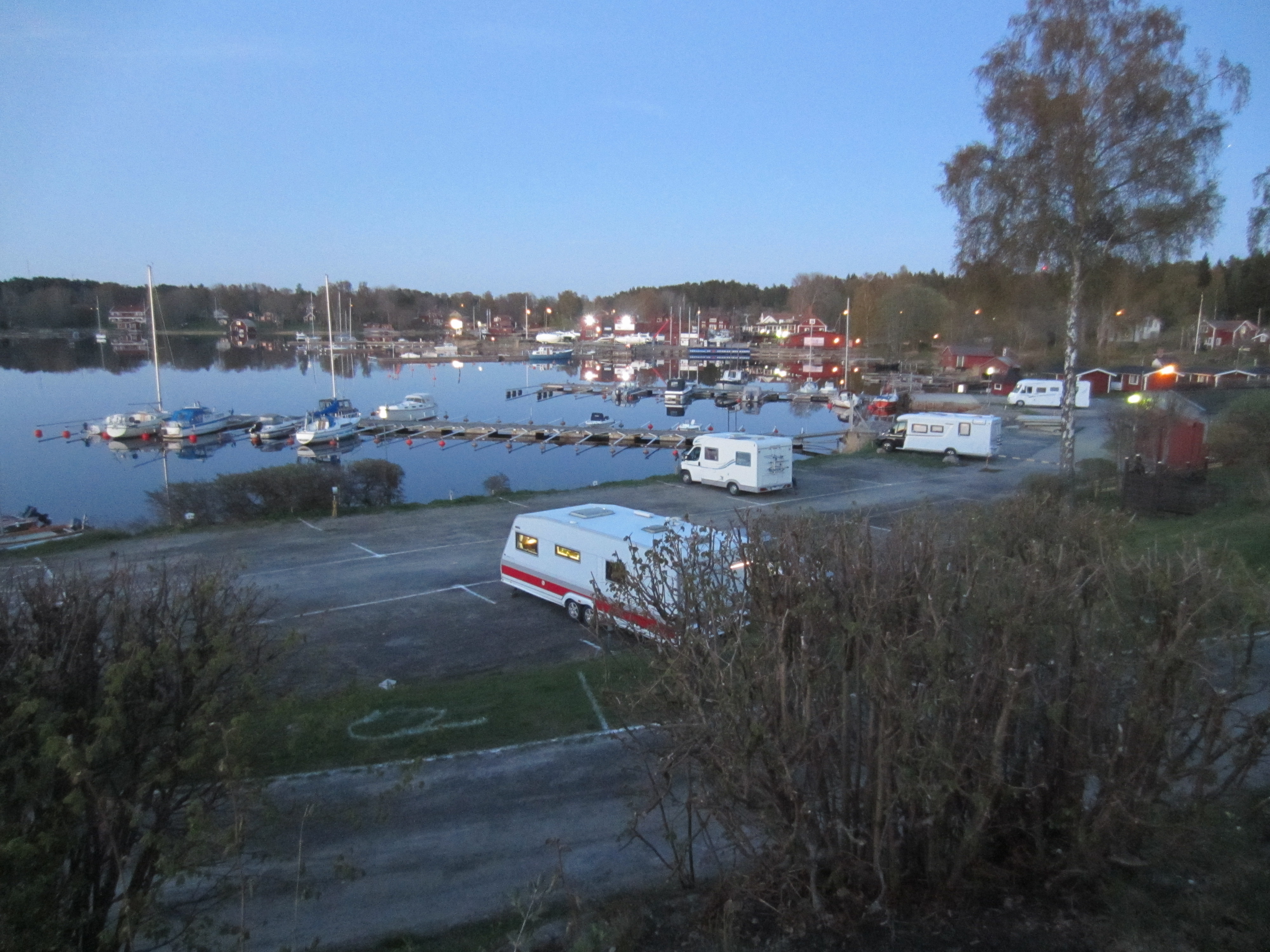 Tenting in Grisslehamn - evening