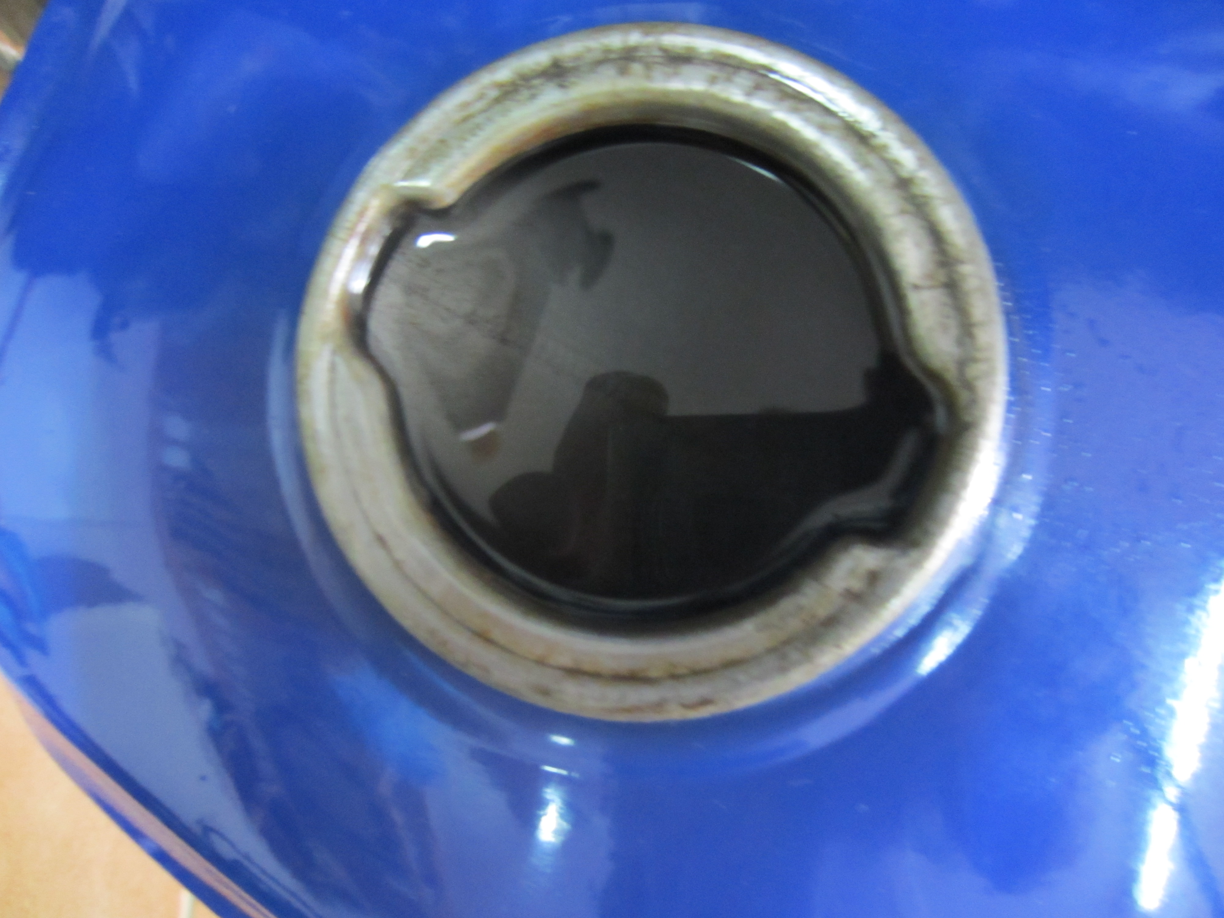 Inside tank after sealing